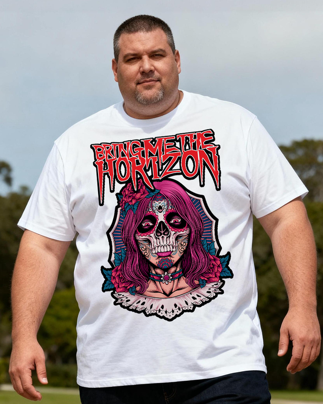 BRING ME THE HORIZON Men's Cotton Big & Tall T-shirt