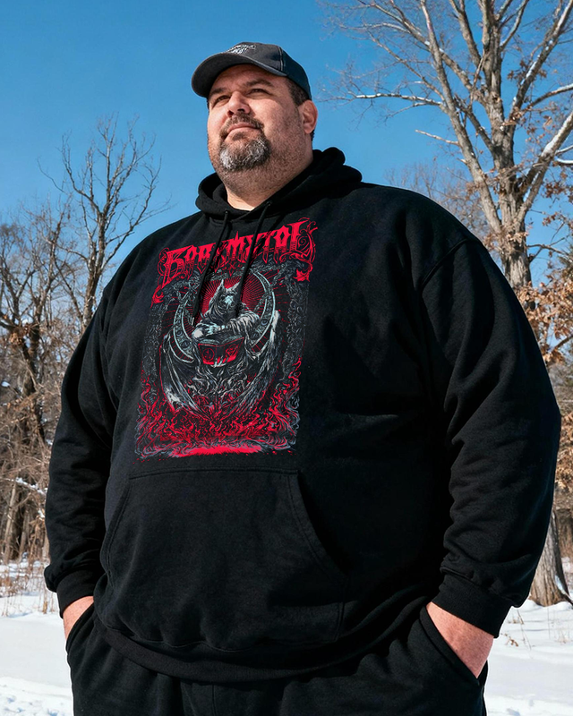 Baby Metal Men's Cotton Big & Tall Hoodie