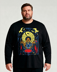 Black Pyramid Men's Big & Tall Long Sleeve Cotton T-Shirt