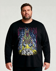 Born of Osiris Men's Big & Tall Long Sleeve Cotton T-Shirt