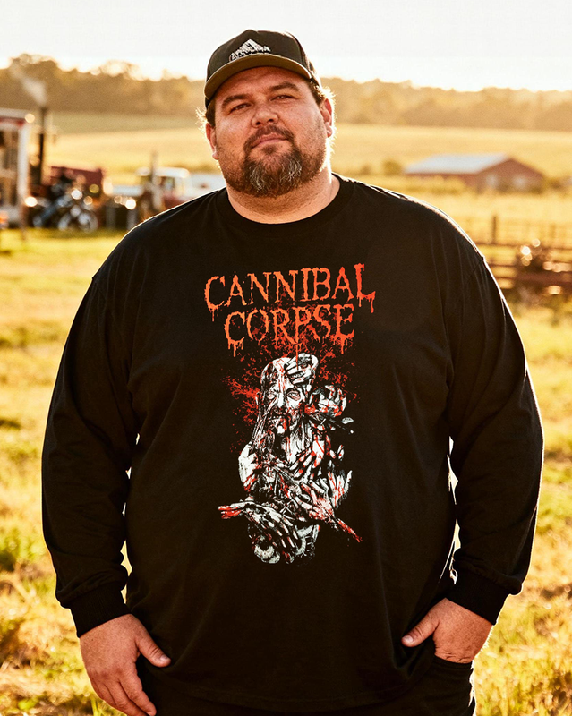 CANNIBAL CORPSE Men's Big & Tall Long Sleeve Cotton T-Shirt