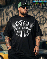 CM Punk Men's Plus Size Cotton T-Shirt