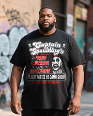 Captain-Spaulding-Fried-Chicken-and-Gasoline Men's Big & Tall Short Sleeve T-Shirt