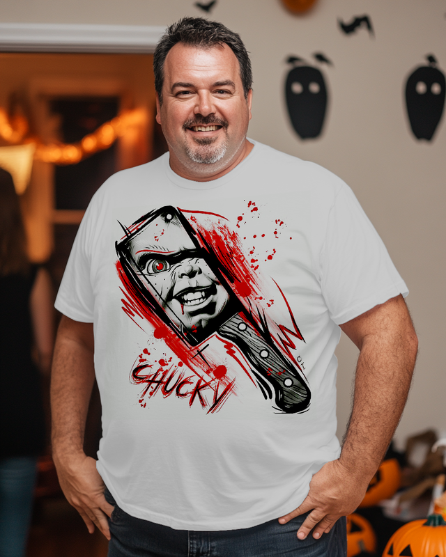 T-shirt Chucky Knife pour homme, grande taille