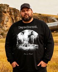 DREAM THEATER Men's Big & Tall Long Sleeve Cotton T-Shirt