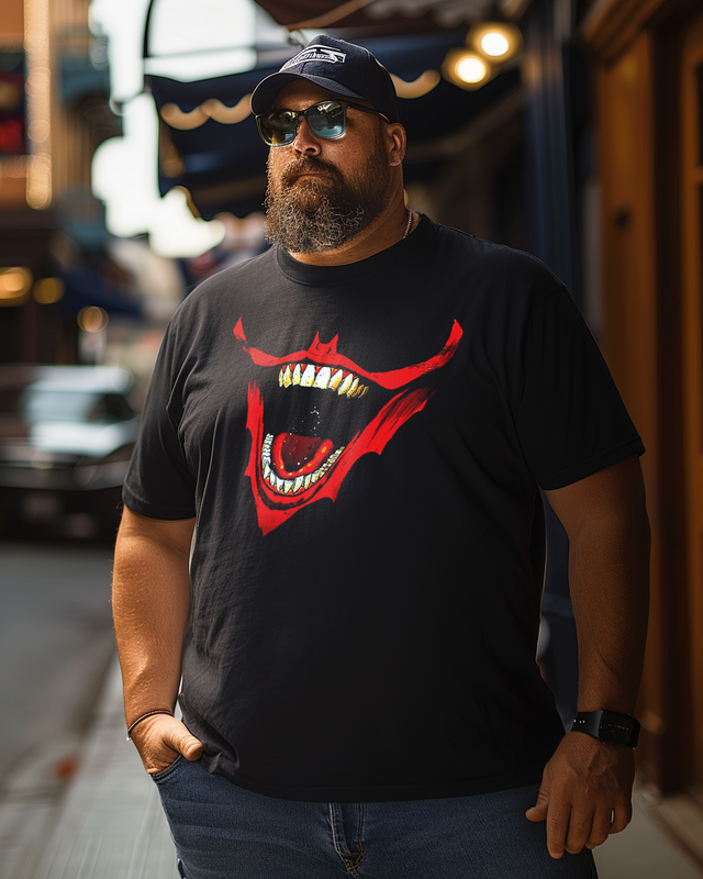 Evil Smile Men's Cotton Big & Tall T-shirt