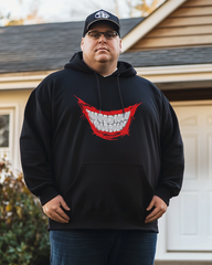 Men's Evil Smile Cotton Big & Tall Hoodie