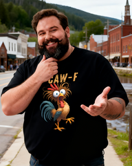 F-Caw-F Men's Plus Size Short Sleeve T-Shirt