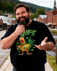 F-Caw-F Men's Plus Size Short Sleeve T-Shirt