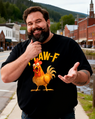 F-Caw-F Men's Plus Size Short Sleeve T-Shirt