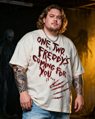 Freddy's Coming for You Men's Plus Size Short Sleeve T-Shirt