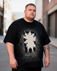 Funeral Surreal Men's Plus Size Short Sleeve T-Shirt
