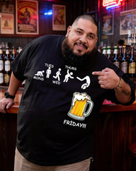 Funny Beer Lover Men's Plus Size Short Sleeve T-Shirt