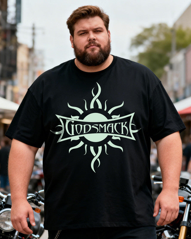 GODSMACK Men's Music Big & Tall 100% Cotton T-Shirt