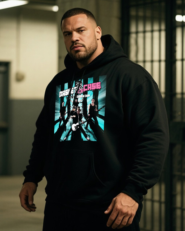 GREENDAY Men's Cotton Big & Tall Hoodie