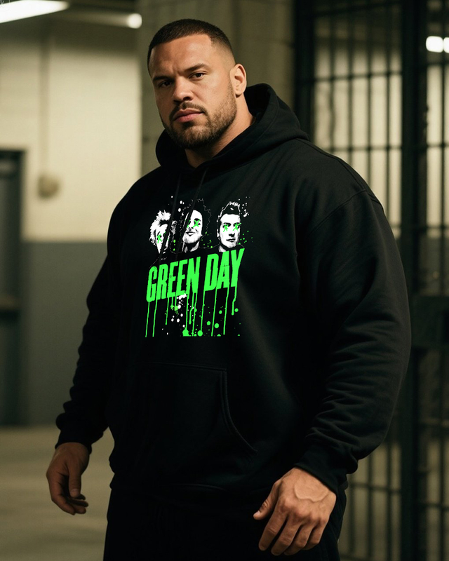 GREENDAY Men's Cotton Big & Tall Hoodie