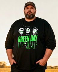 GREENDAY Men's Big & Tall Long Sleeve Cotton T-Shirt