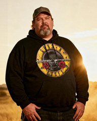 GUN N ROSES Men's Cotton Big & Tall Hoodie