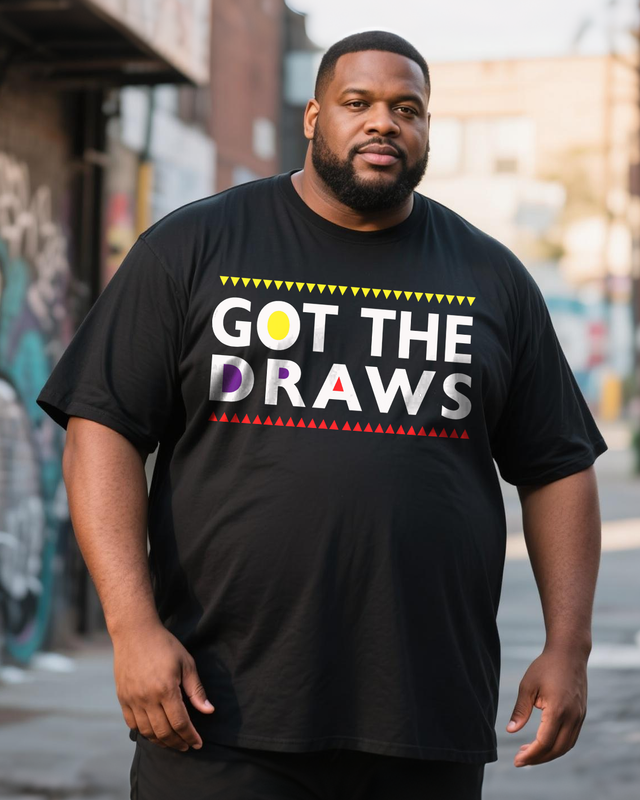 Got-The-Draws Men's Big & Tall Short Sleeve T-Shirt