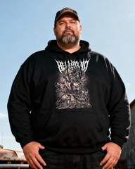 HELLHOUND Men's Cotton Big & Tall Hoodie