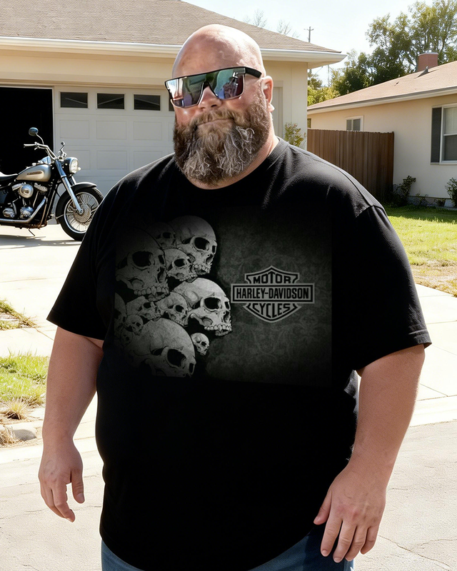 Men's Motorcycles Big & Tall Short Sleeve T-Shirt