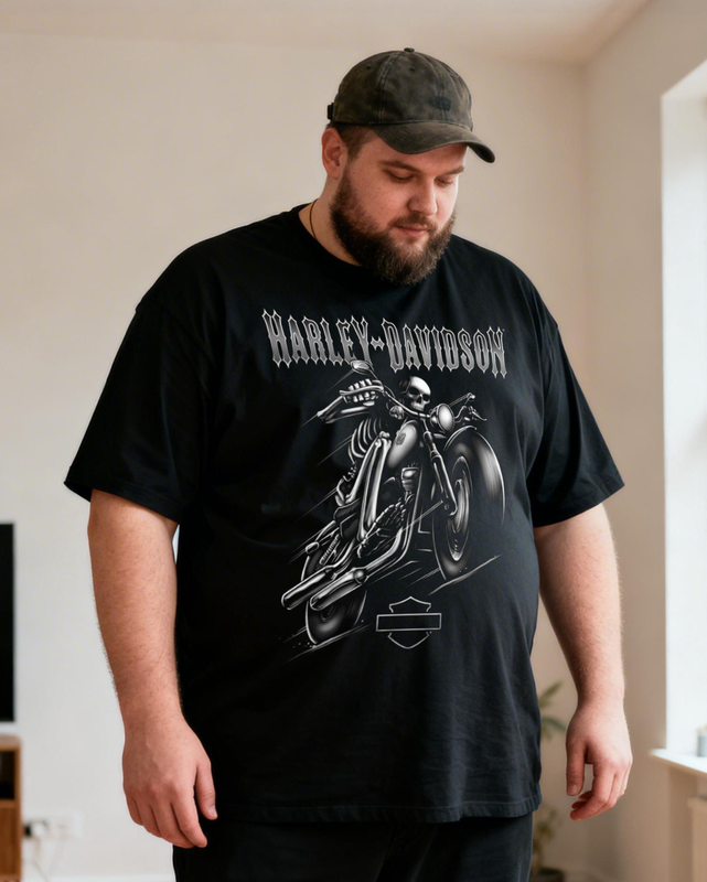 Men's Motorcycles Big & Tall Short Sleeve T-Shirt