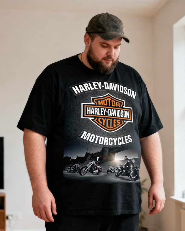 Men's Motorcycles Big & Tall Short Sleeve T-Shirt