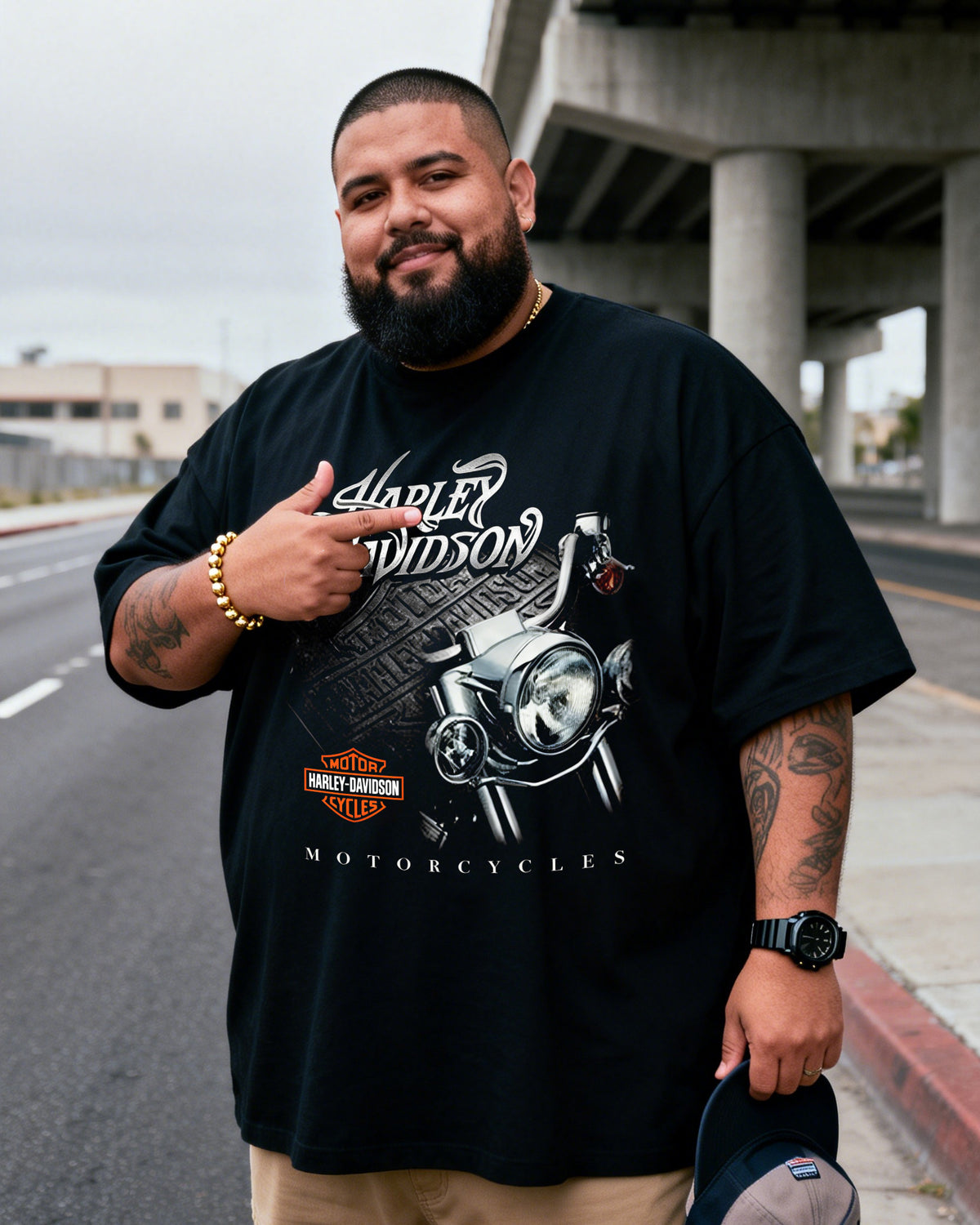 Men's Motorcycles Big & Tall Short Sleeve T-Shirt
