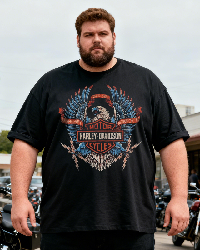 Men's Motorcycles Big & Tall Short Sleeve T-Shirt