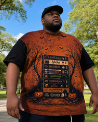 Halloween Men's Plus Size Short Sleeve T-Shirt