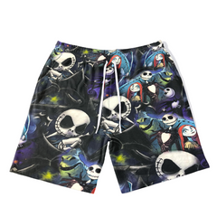 T-shirt et short grande taille pour homme Halloween NBC Large Jack,