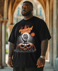 Haunted House Men's Cotton Big & Tall T-shirt