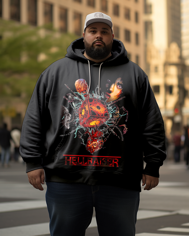 Sweat à capuche Hellraiser grande taille pour homme