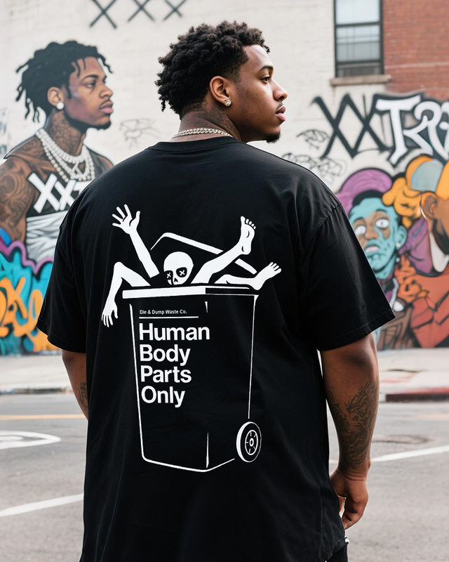 Human Body Parts Only Men's Big & Tall Short Sleeve T-Shirt
