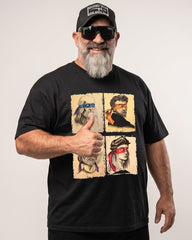Humor Italian Artists Men's Cotton Big & Tall T-shirt
