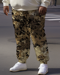Sweat à capuche et pantalon camouflage de chasse grande taille pour hommes