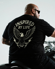INSPIRED BY LIFE Men's Big & Tall 100% Cotton T-Shirt