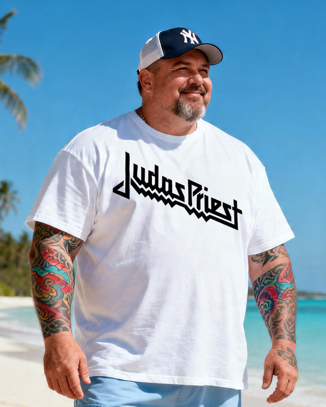 JUDAS PRIEST Music Big & Tall 100% Cotton T-Shirt