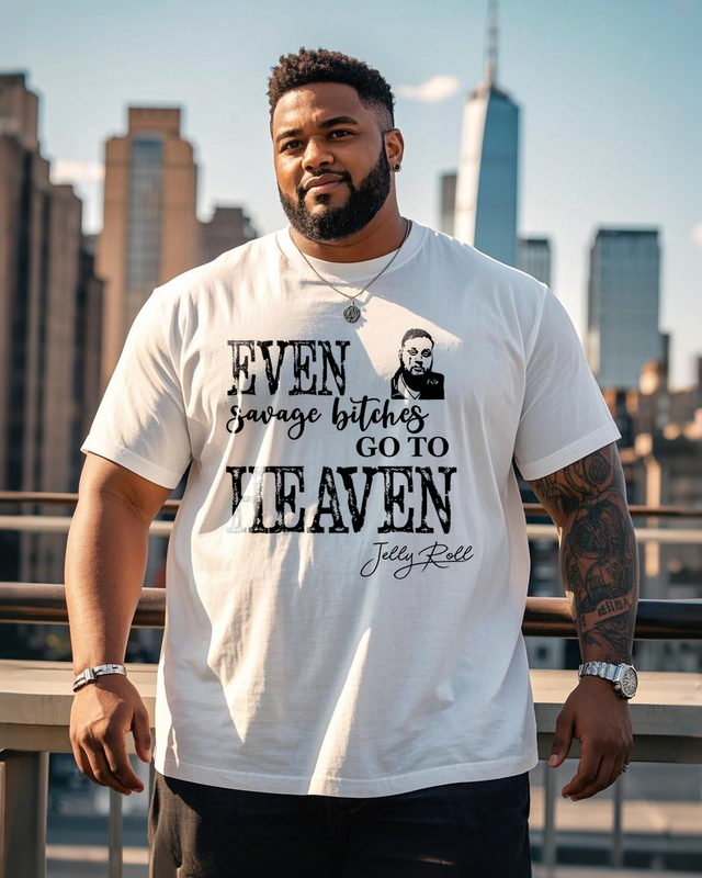 Jelly Roll Men's Plus Size Short Sleeve T-Shirt