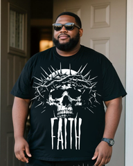 Jesus Men's Plus Size T-Shirt & Shorts Set