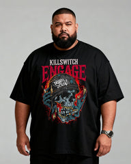 KILLSWITCH ENGAGE Men's Music Big & Tall 100% Cotton T-Shirt