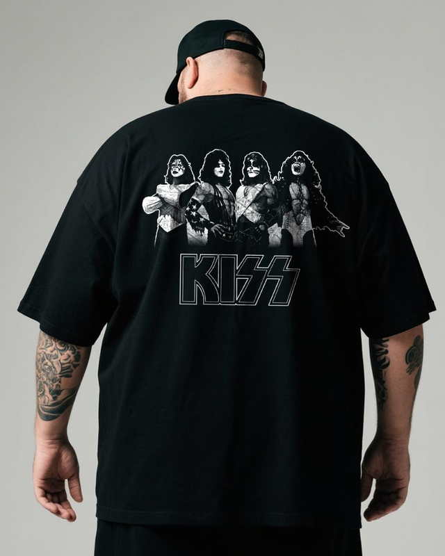 Men's Kiss Big & Tall 100% Cotton T-Shirt