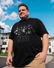 Kiss Men's Plus Size Short Sleeve T-Shirt