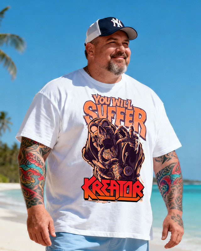 KREATOR Men's Music Big & Tall 100% Cotton T-Shirt