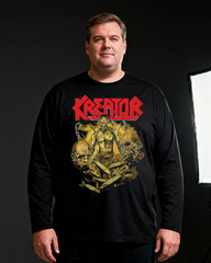Kreator Men's Big & Tall Long Sleeve Cotton T-Shirt