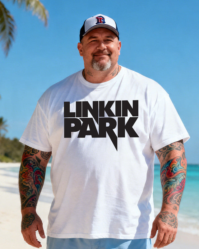 LINKIN PARK Men's Music Big & Tall 100% Cotton T-Shirt
