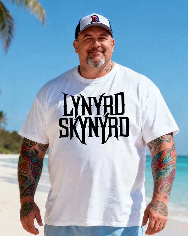 LYNYRD SKYNYRD Men's Music Big & Tall 100% Cotton T-Shirt