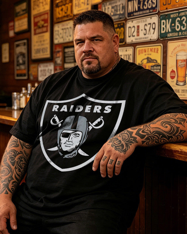 Men's Las Vegas Raiders Big & Tall Short Sleeve T-Shirt