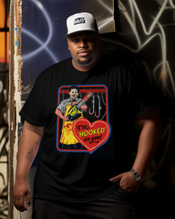 Leatherface Hooked on You Men's Cotton Big & Tall T-shirt