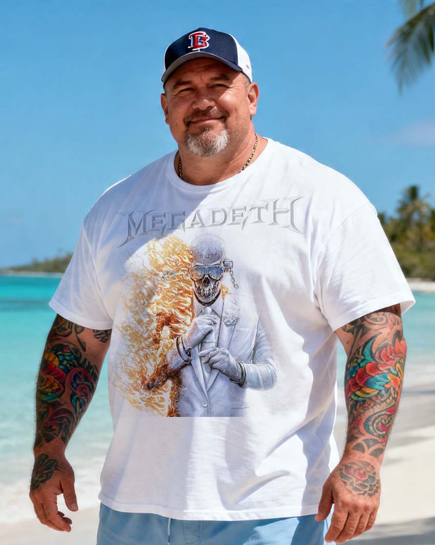 Men's MEGADETH Big & Tall Short Sleeve T-Shirt